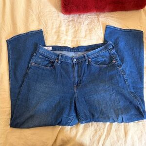 GAP Women's Straight Leg Blue Jeans